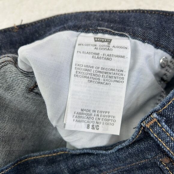 Levis 515 Womens Bootcut Denim Jeans Size 8 Blue Mid Rise Western Boho - Picture 8 of 9